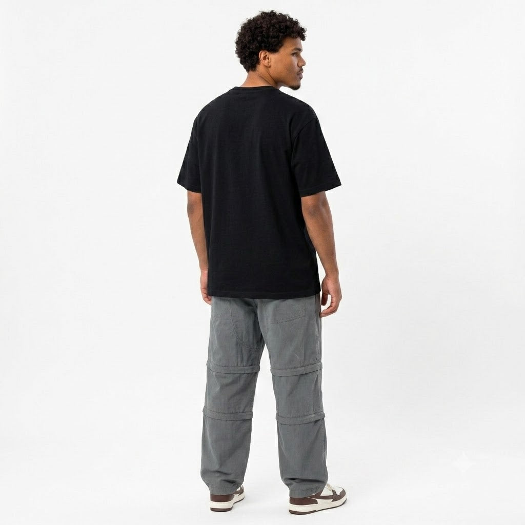 Classic Heavyweight Black Crewneck T-Shirt