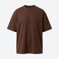 Heavyweight Chocolate Brown Oversized Crewneck T-Shirt