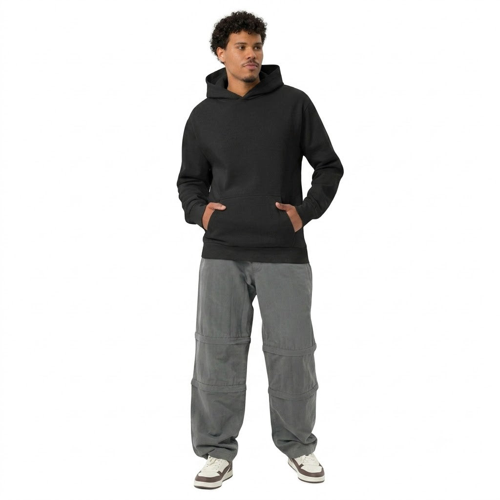 Gauge Black Oversized Hoodie