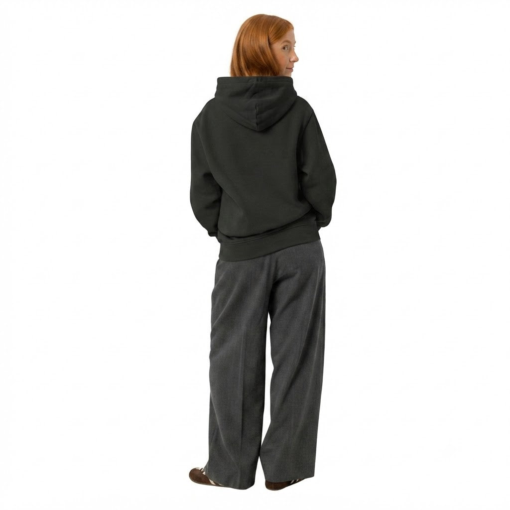 Gauge Black Oversized Hoodie