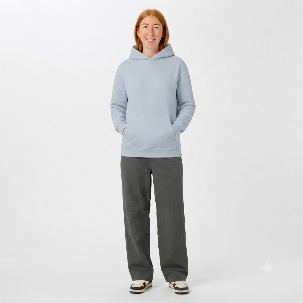 Gauge Sky Blue Oversized Hoodie