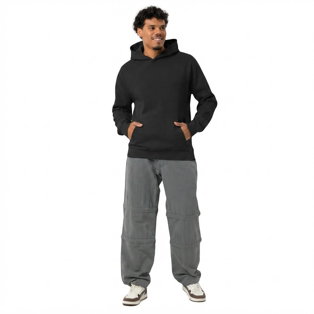 Gauge Black Oversized Hoodie