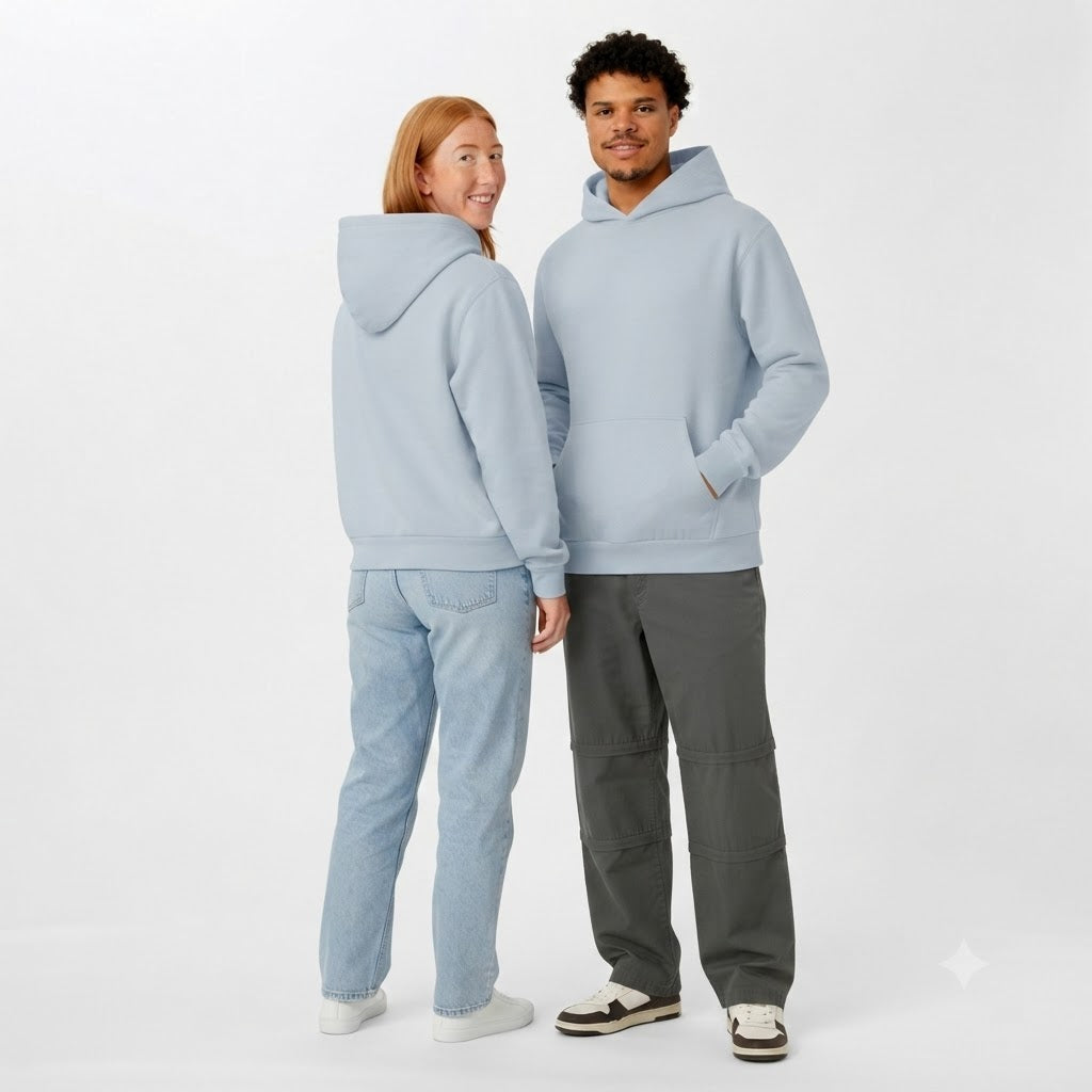 Gauge Sky Blue Oversized Hoodie