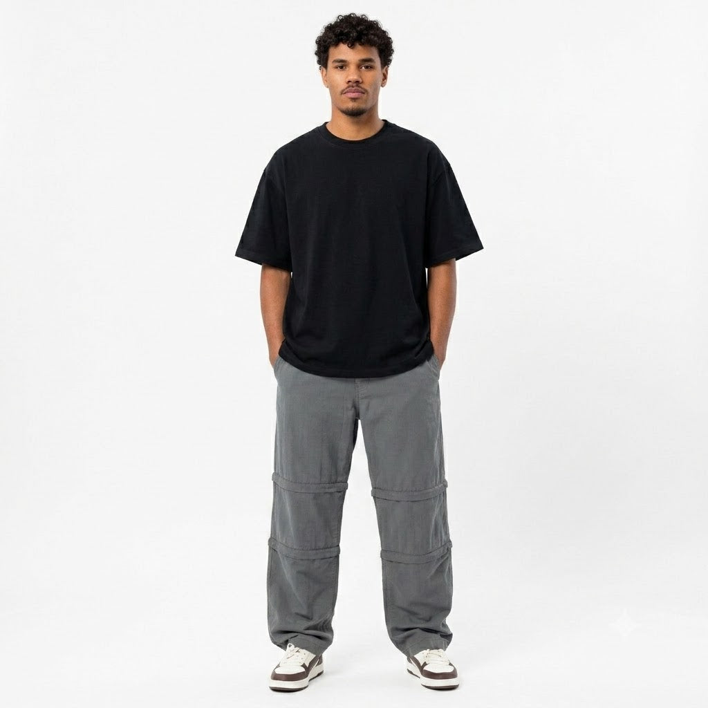 Classic Heavyweight Black Crewneck T-Shirt